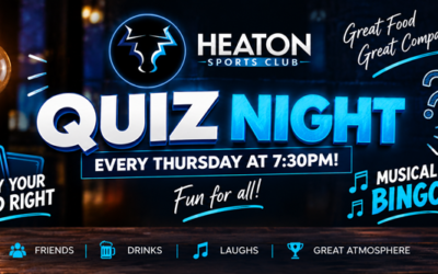 Quiz Night at Heaton Sports Club – Every Thursday at 7:30pm
