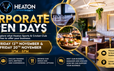 Corporate Open Days at Heaton Sports Club – November 2026